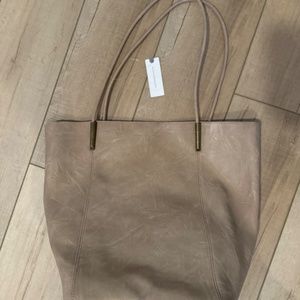 Anthropology, taupe  bag with insert